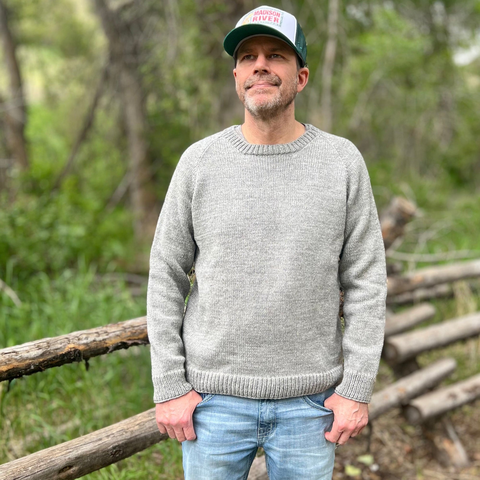 Mens Raglan Sweater