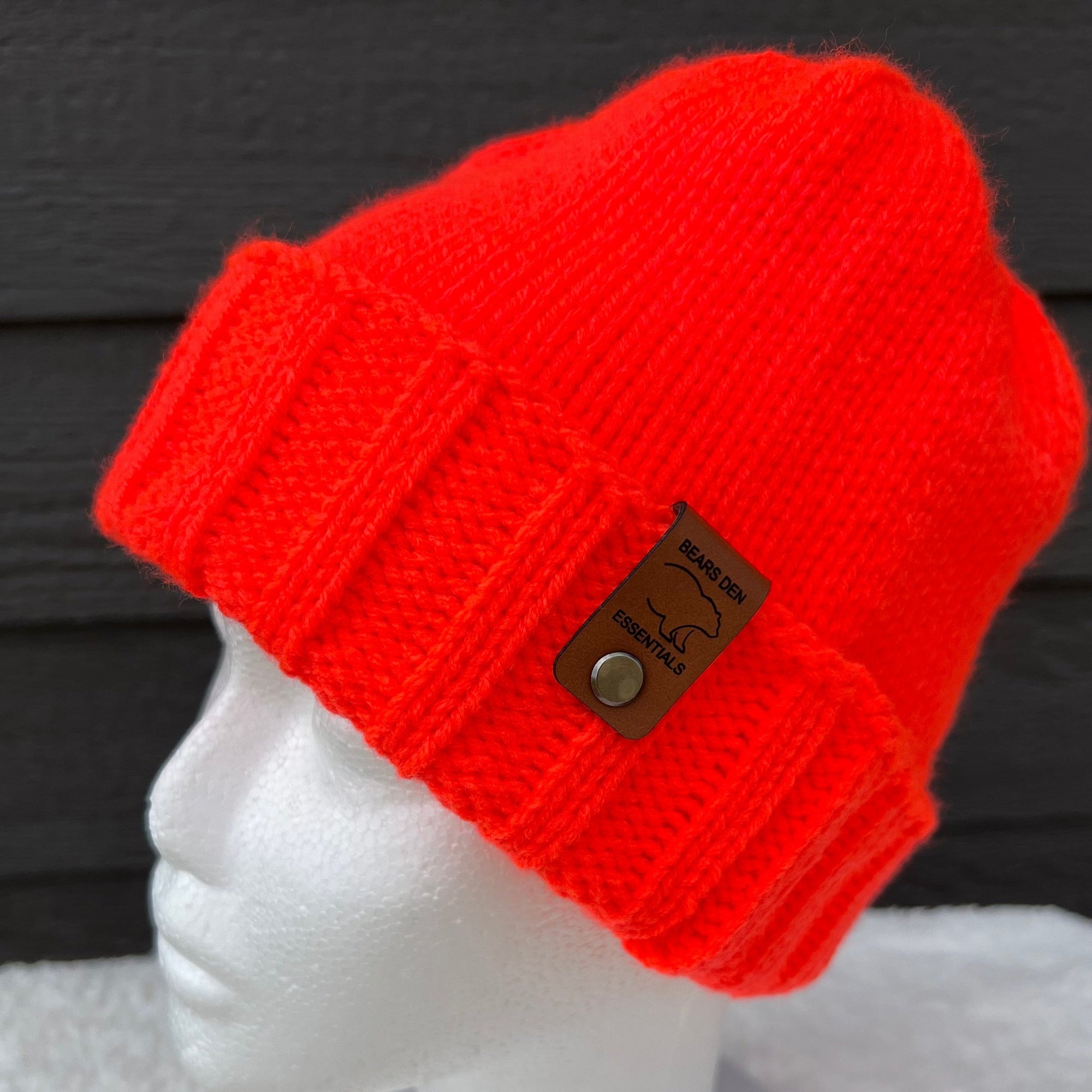 Hunters Orange Knit Hat