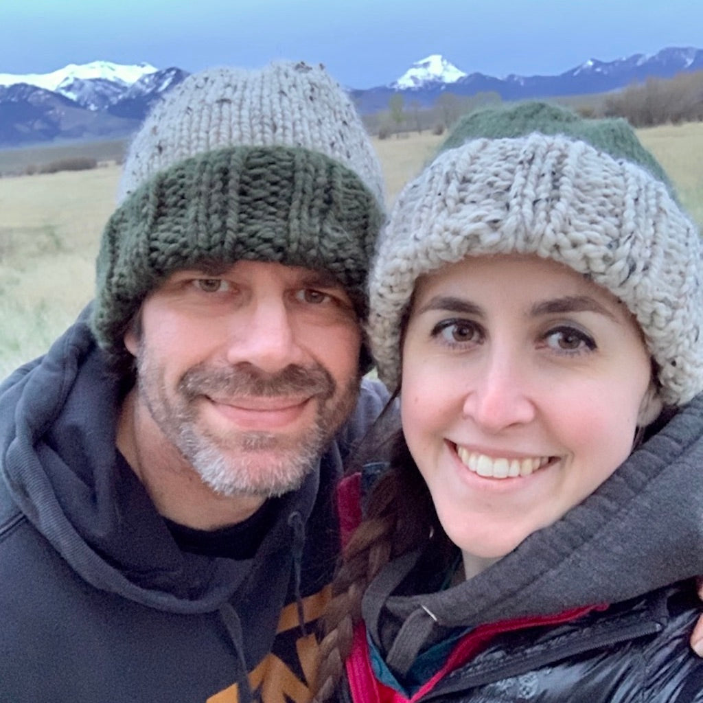 Couple Who Knits Chunky Knit Camping Beanie