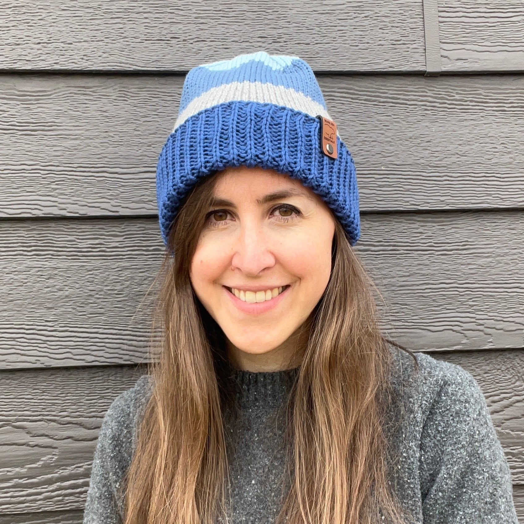 Winter Glacier National Park Knitted Hat