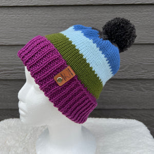 Wildflower Knit Glacier National Park Hat