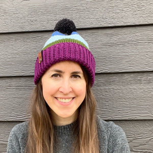 Wildflower Knit Glacier National Park Hat