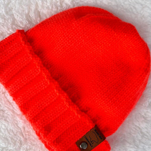 Hunters Orange Knit Hat