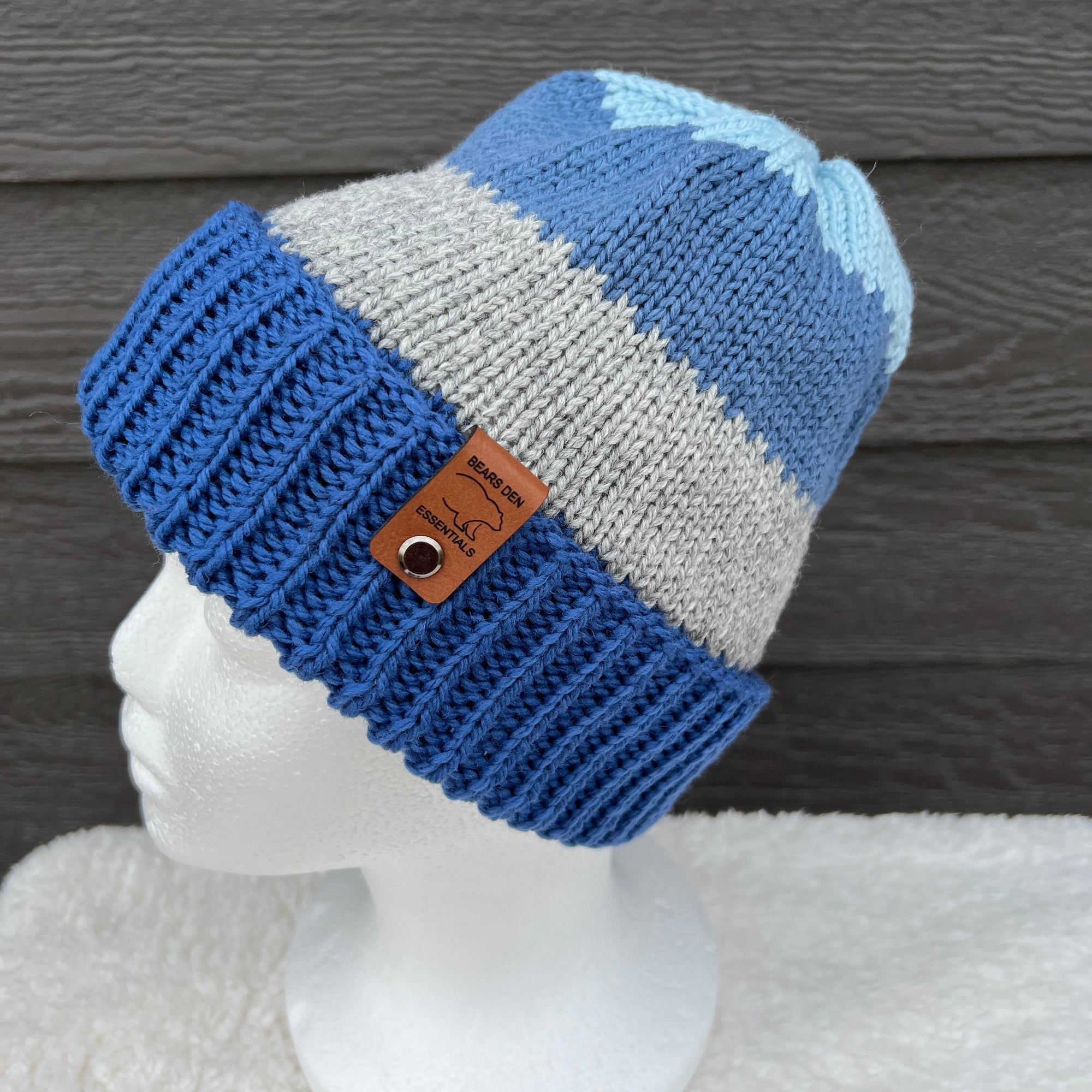 Winter Glacier National Park Knitted Hat