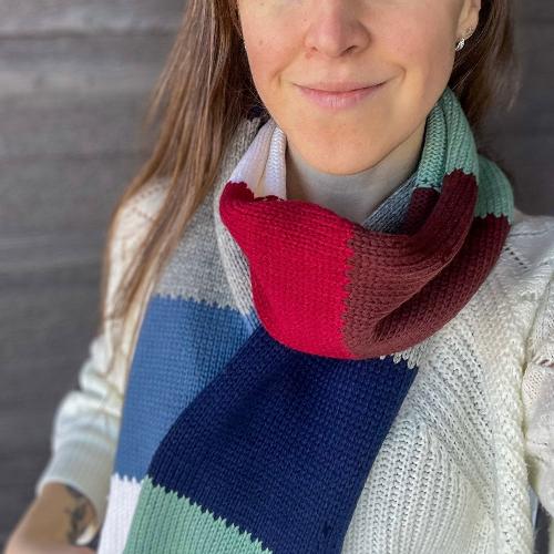 Ruby Valley Knit Scarf