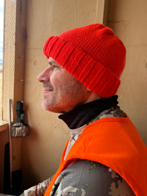 Hunters Orange Knit Hat