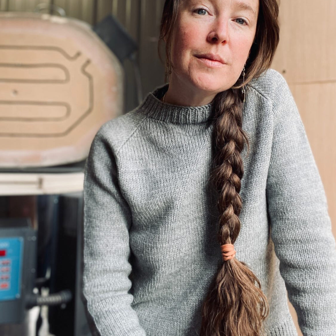 Women's Worsted Raglan Sweater | 100% American Wool | Warm, Durable, Handcrafted