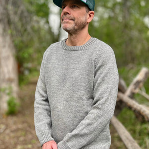 Men’s Classic Crewneck Sweater | Worsted Weight, 100% U.S. Wool