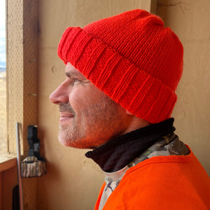 Hunters Orange Knit Hat