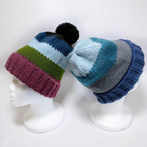 Winter Glacier National Park Knitted Hat