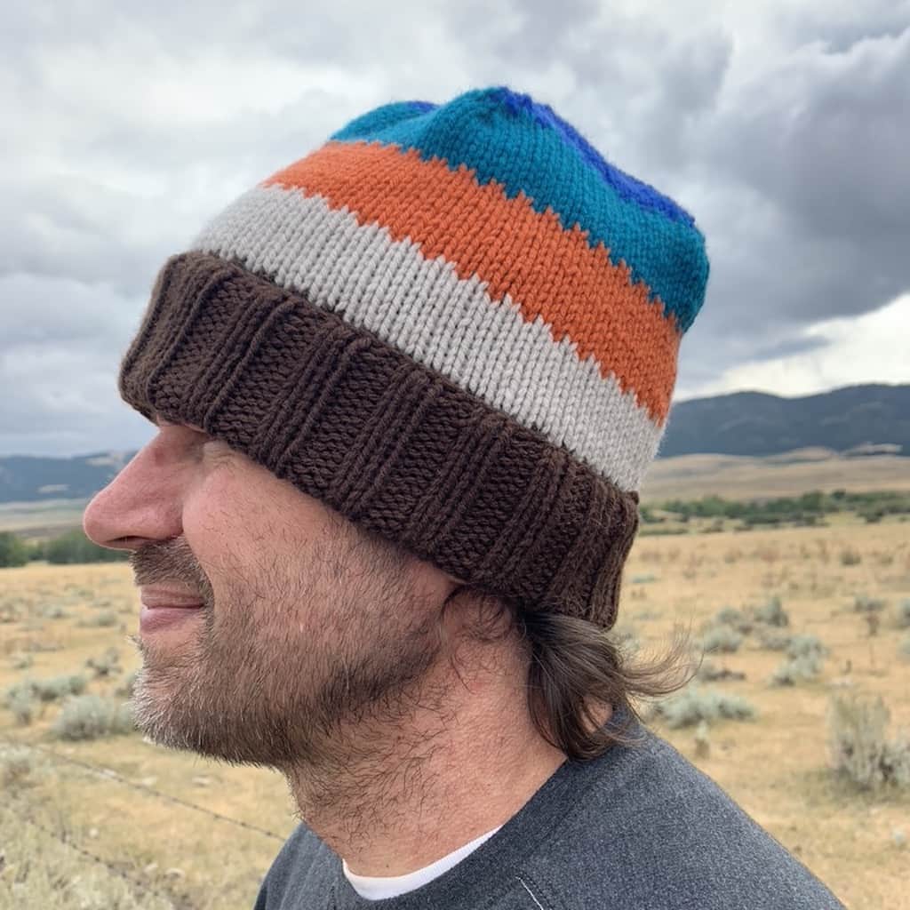 SVC Bears Den Hand-Knit Beanie (Stripe) — Swan Valley