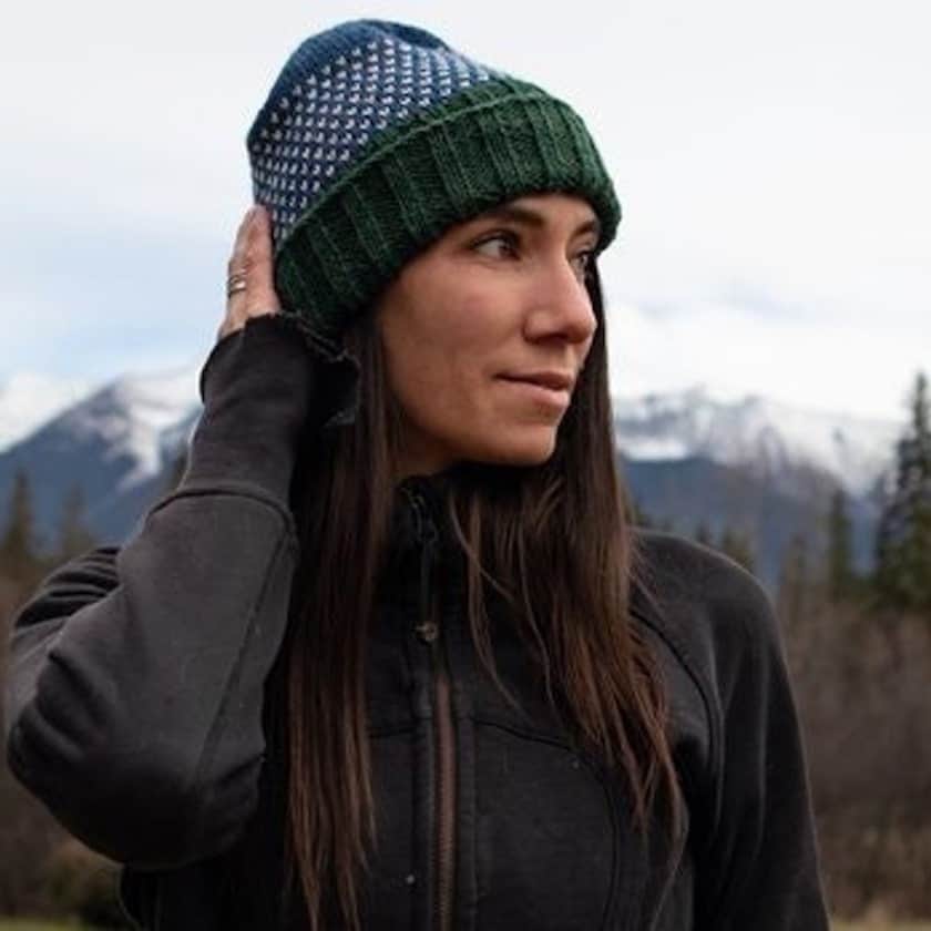 Swan Valley Connections Knit Snowflake Beanie