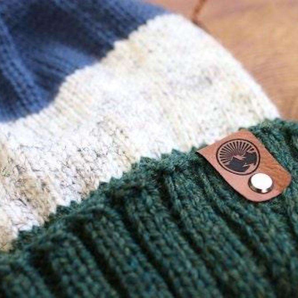 Swan Valley Connections Striped Knit Beanie Montana